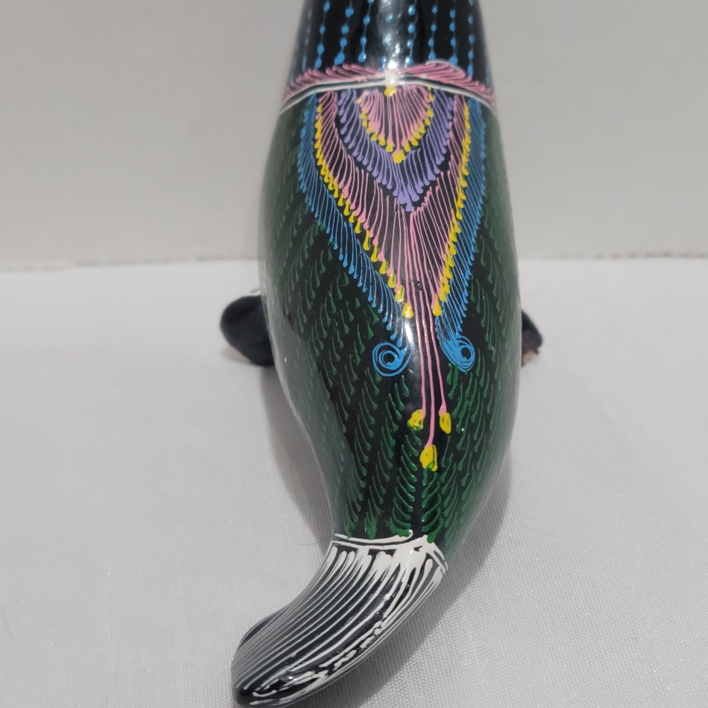 Wooden Sealion handpainted figurine 4" x 2 1/2 " - Picture 5 of 11
